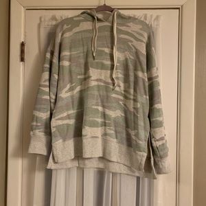 Aerie oversized camo sweatshirt